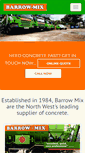 Mobile Screenshot of barrowmixconcrete.com